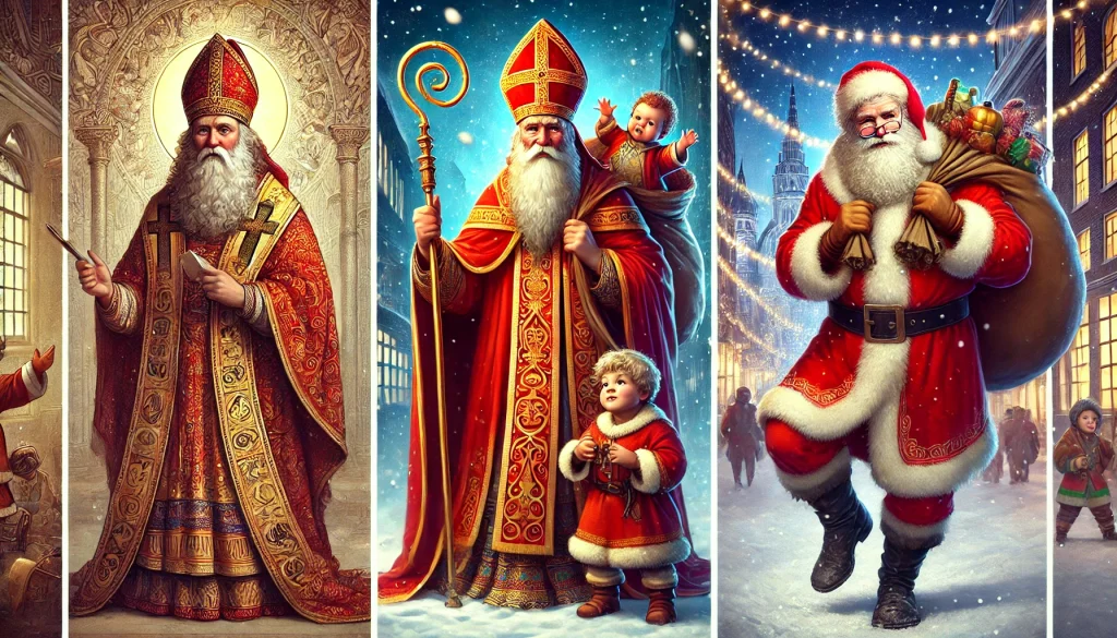 Evolution of Santa Claus